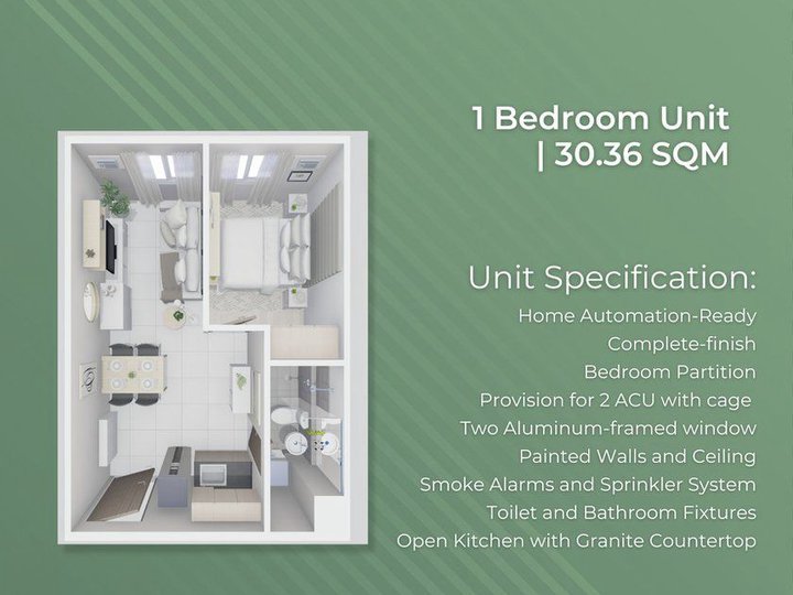 1-Bedroom Condo For Sale in Butuan City Agusan Del Norte