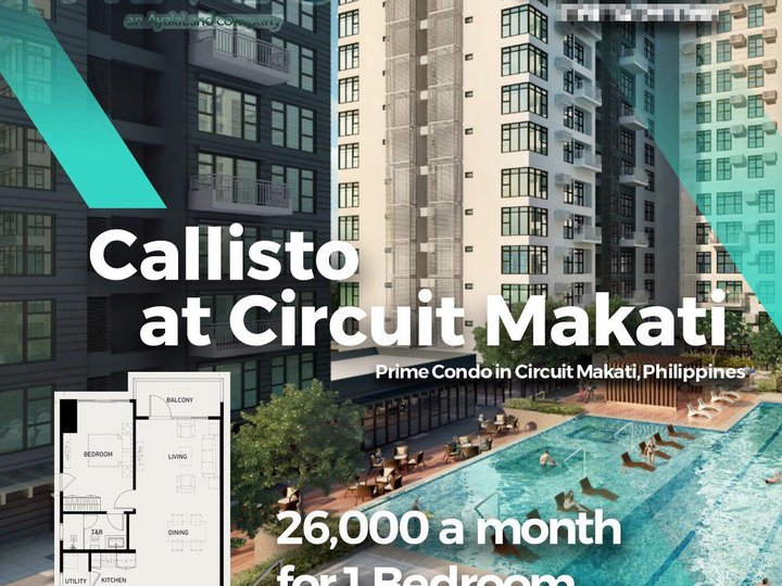 Pre-selling 1 BR 55 SQM Condo in Circuit Makati by Alveo Land