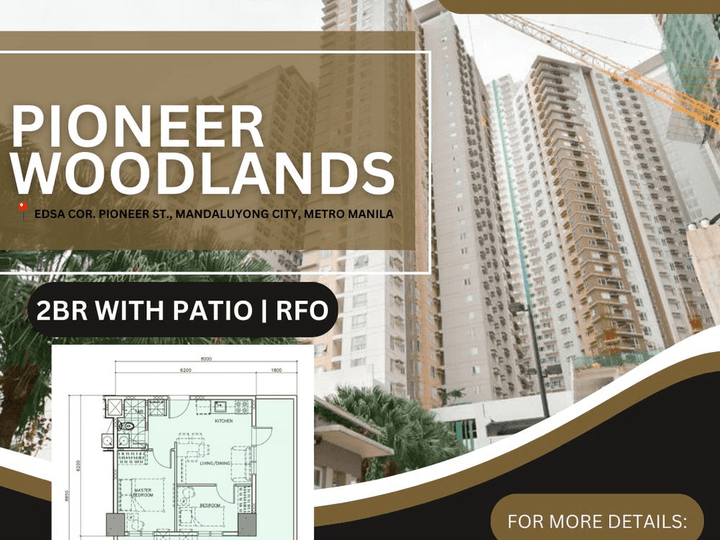 RFO 2BR WITH PATIO IN MANDALUYONG | RENT TO OWN