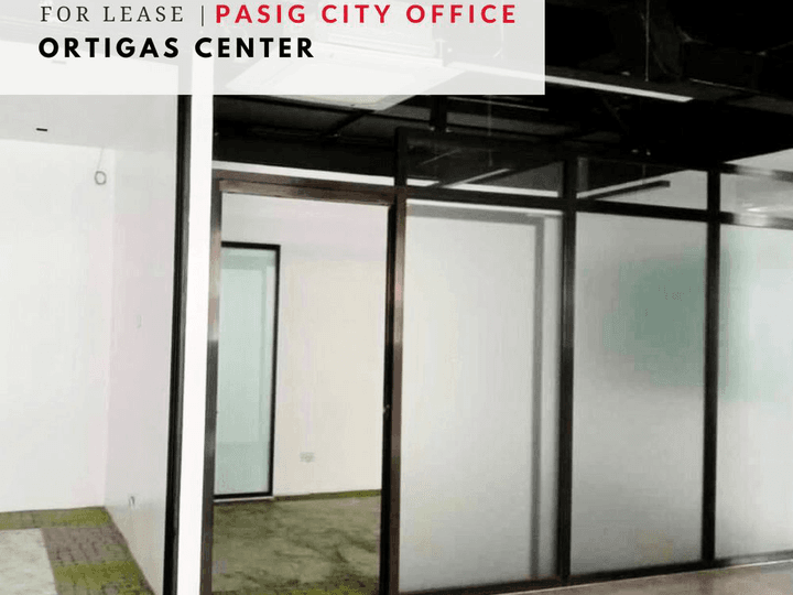 For Lease Ortigas Office 132 sqm located in Pasig City