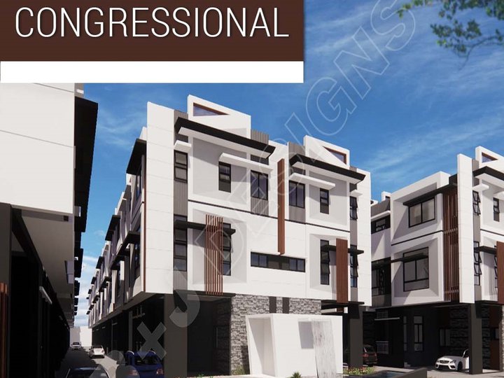 3 Storey Townhouse For sale in Edsa Congressional Quezon City PH2853
