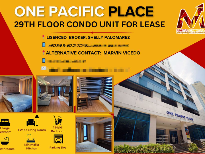One Pacific Place 29th Floor Condo Unit Lease