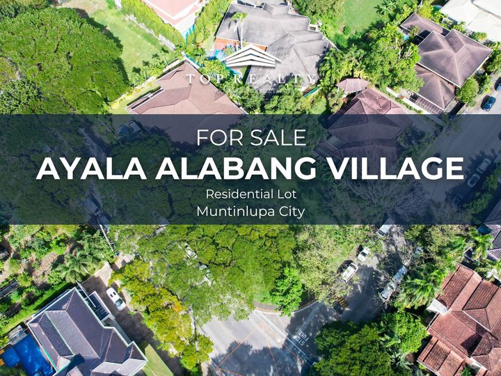 Ayala Alabang Village AAV, Muntinlupa City Prime Corner Lot for Sale