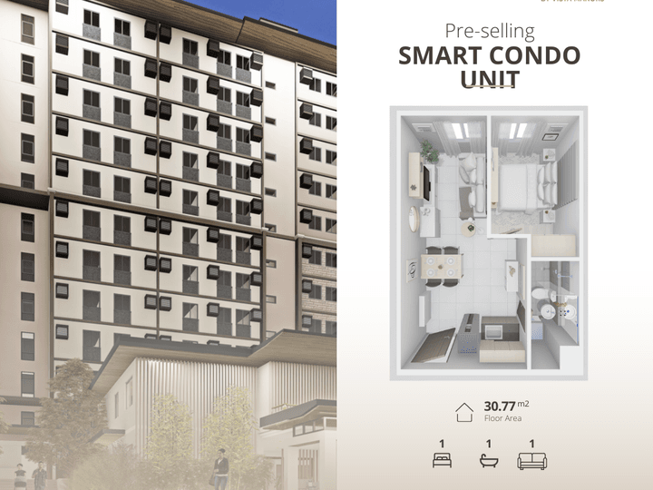 THE UPSTATE sqm 1-bedroom Condo For Sale in Bay Laguna