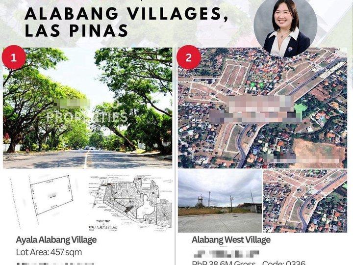 Prime Lot in Ayala Alabang Village, for Sale, West, Merville Park, Muntinlupa, Paranaque, BF Homes