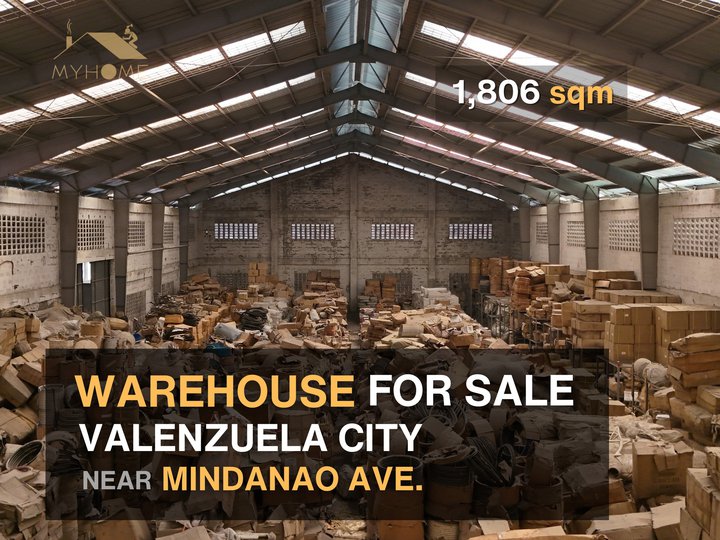 Valenzuela City (Mindanao Ave. area)  Warehouse and Industrial Lot for Sale