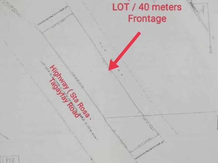 592sqm Commercial lot for Sale in Balibago Sta Rosa Laguna