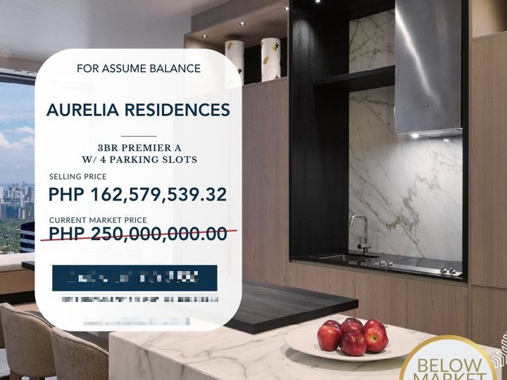 3BR Premium Fully Furnished Condo in Aurelia Residences - BMP0030