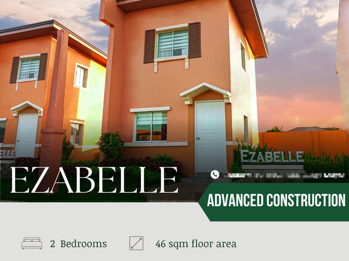 Advanced Construction 2-BR Ezabelle Unit in Camella Bacolod South