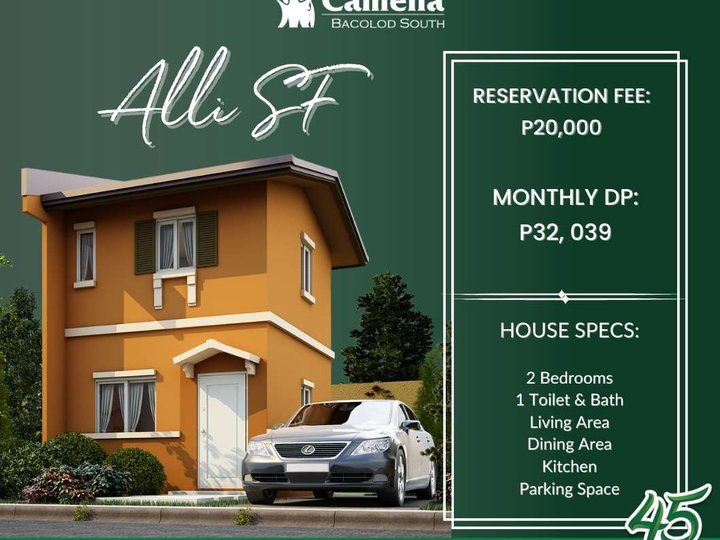 NRFO 2 bedroom house and lot for sale in Bacolod City