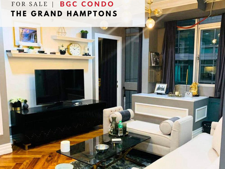 Rush Sale! BGC 2BR in Grand Hamptons, Bonifacio Global, Income