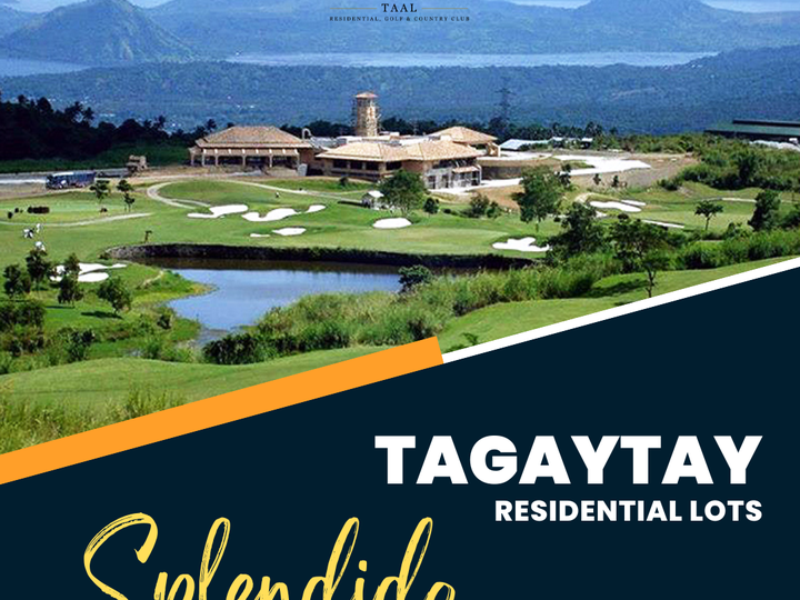 987 sqm Fairway Lot with view of Taal