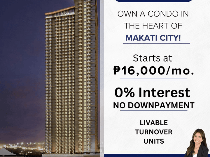 1BR + balcony Condo For Sale in Makati Metro Manila