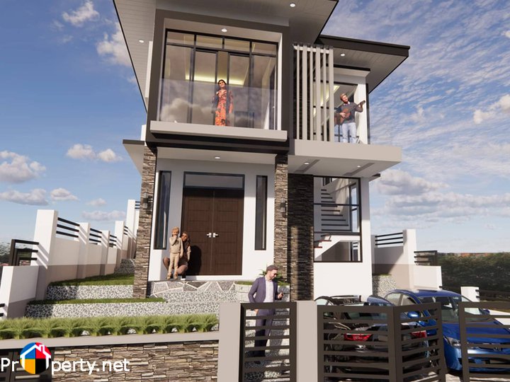 HOUSE AND LOT WITH OVERLOOKING VIEW IN TALISAY CEBU