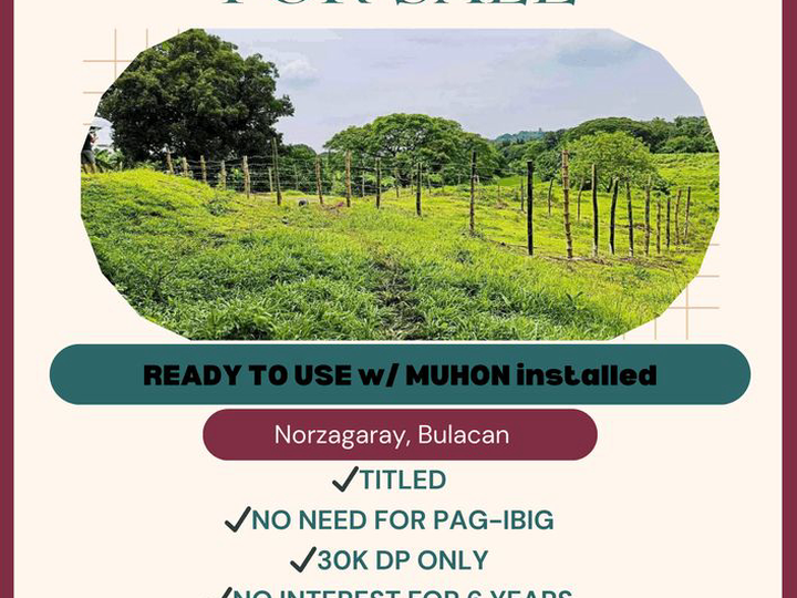 READY TO USE LOT FOR SALE IN BULACAN (100sqm and up)
