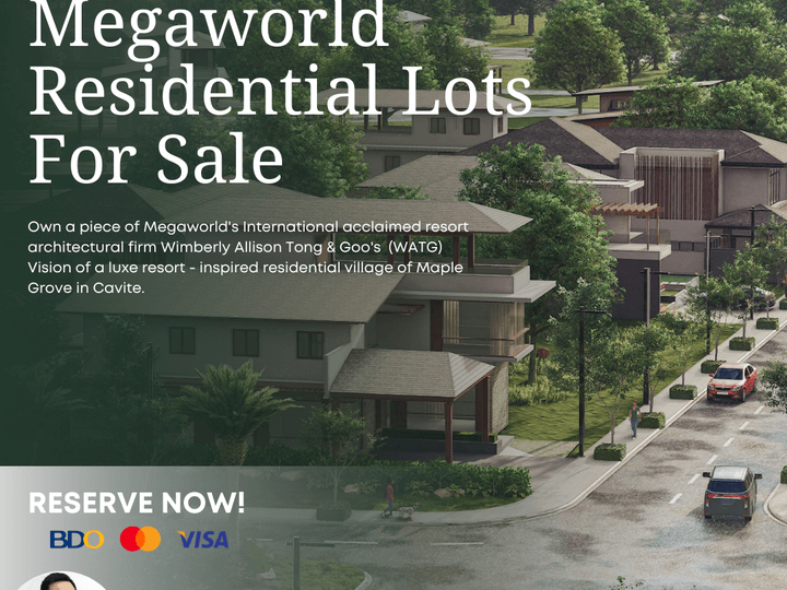 MEGAWORLD RESIDENTIAL LOT FOR SALE IN CAVITE | LOT SIZE 280 - 515 SQM