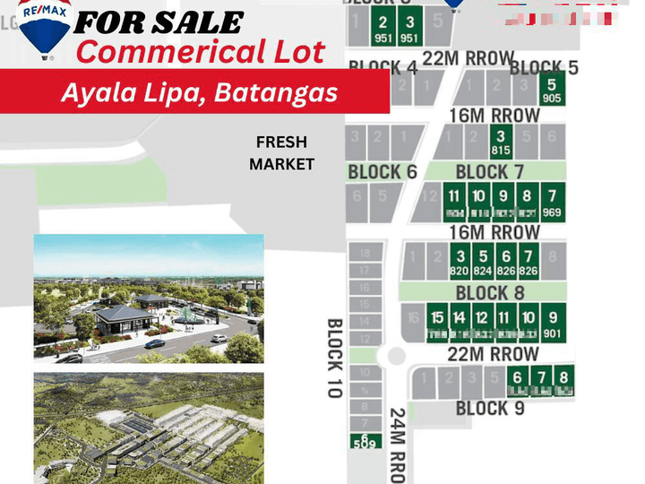 For Sale Commercial Lot, Lipa: 815 sqm, Commercial Lot - Premium Lot