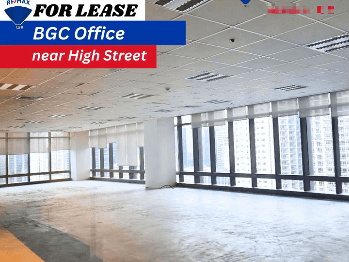 For Lease BGC Office 353.96 sqm, near High Street, Bonifacio Global