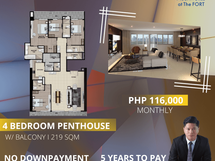 PREMIUM 4 BEDROOM PENTHOUSE IN BONIFACIO GLOBAL CITY