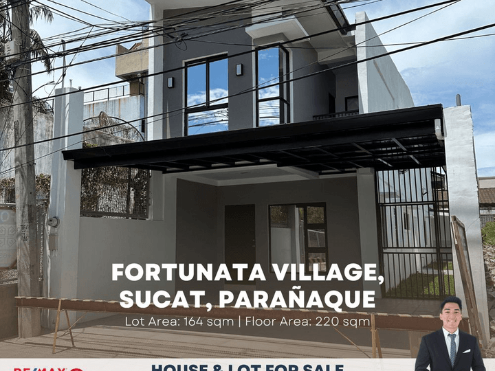 Brand new 5BR single attached house for sale in Fortunata Paranaque