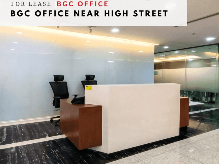 For Lease BGC Office 540 sqm, near High Street, Bonifacio Global City