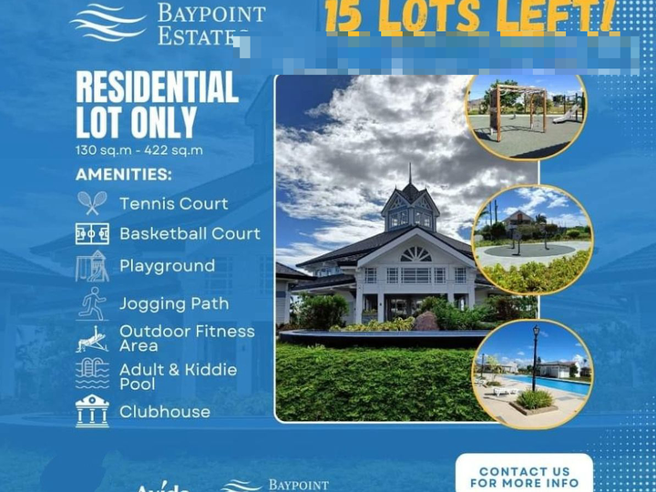For Sale Lot Only in EVO CITY Kawit Cavite Baypoint Estates 168