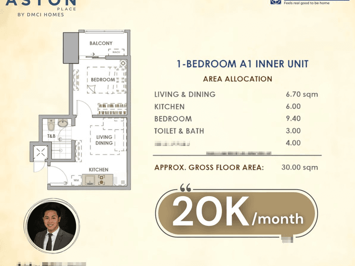 Ready For Occupancy 30.00 sqm 1-bedroom Residential Condo For Sale in Pasay