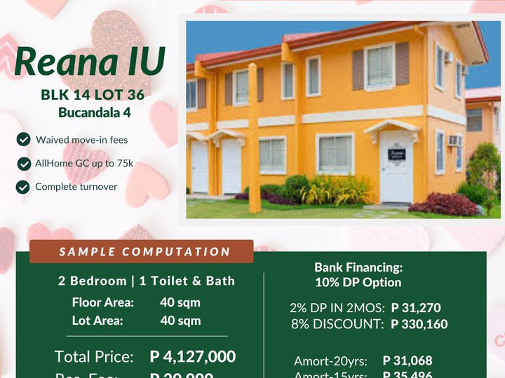 HOUSE AND LOT FOR SALE IN CAVITE