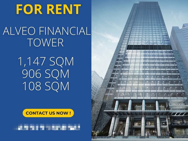 Alveo Financial Tower Ayala Ave Office Space for Rent Lease 1000 sqm