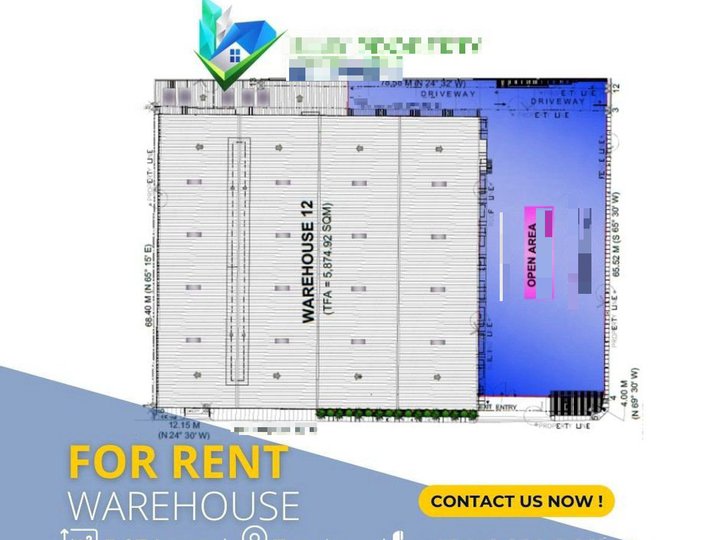 Taguig Warehouse for rent lease 5000 sqm Bicutan Paranaque Data Center