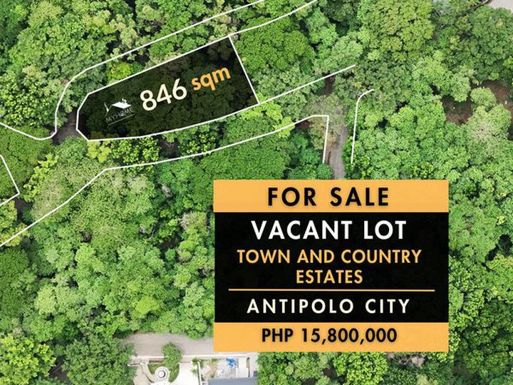 Town and Country Estates, Antipolo Rizal  Vacant lot for SALE