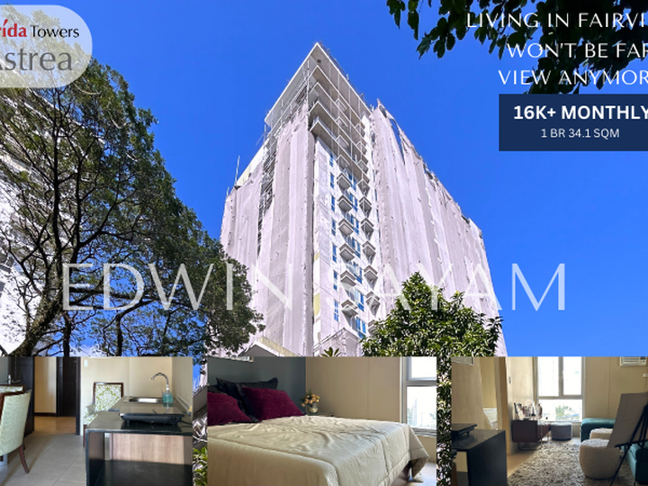 Low Monthly Pre Selling Units JR 1 BR  (Avida Towers Astrea Fairview)