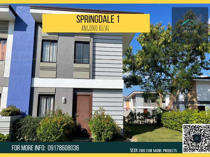 Springdale 1 [House and Lot 🏘️] (October 2023) in Angono, Rizal for sale RFO / Ready for