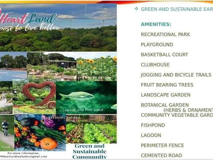 Heartland Meadows Sustainable Living FARM LOT Residential Pililia