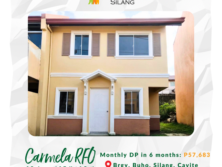 HOUSE AND LOT FOR SALE WITH 3 BEDROOM RFO UNIT NEAR TAGAYTAY CITY