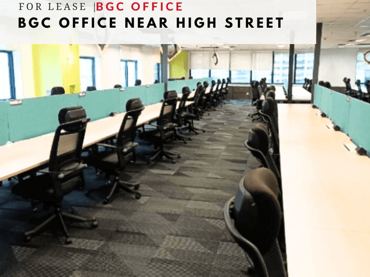 Office Space for Rent BGC 2.5K sqm Bonifacio Global City, High Street