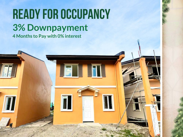 3-Bedroom Ready for Occupancy House and Lot in Bacolod (Camella Homes)