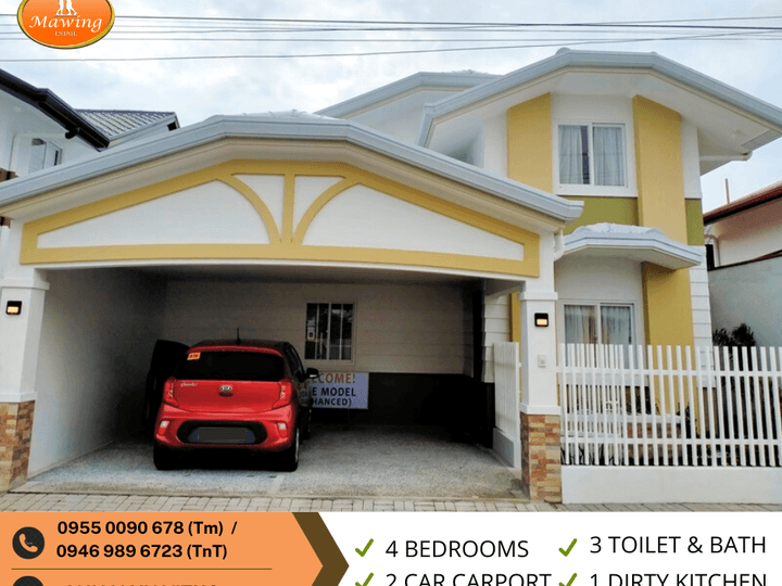 On Going Construction 2-Storey Houses For Sale near SM TELABASTAGAN