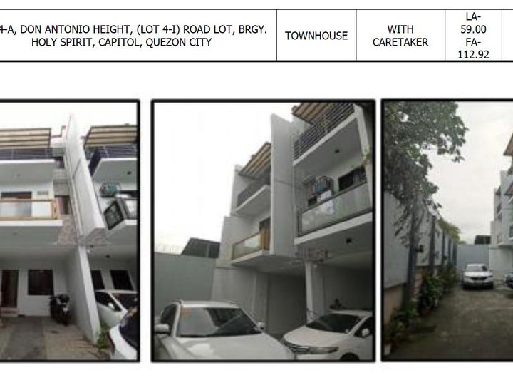 Bank Foreclosed for Sale in Quezon City