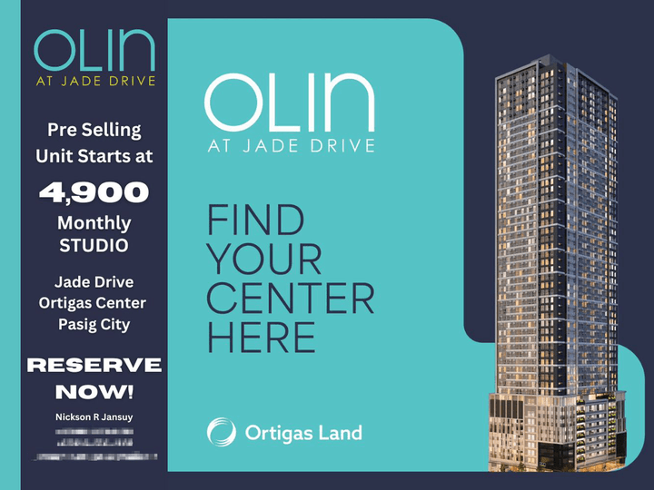 Olin at Jade drive 21 sqm Studio Ortigas Pasig Metro Manila [Condo 🏙️ ...