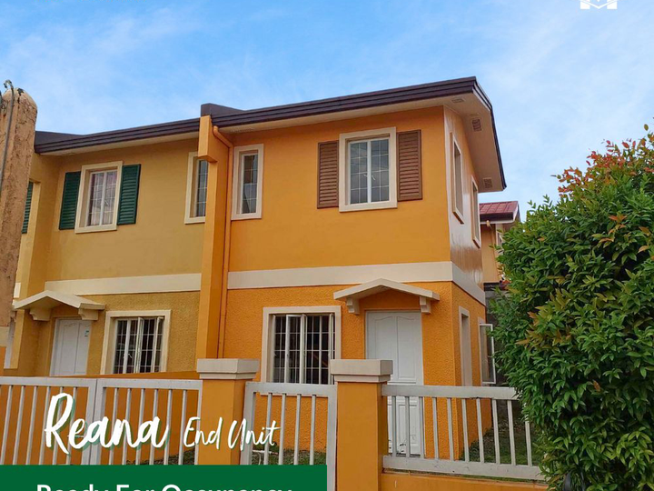 RFO 2BR Reana Townhouse end unit for sale in Camella Baliwag