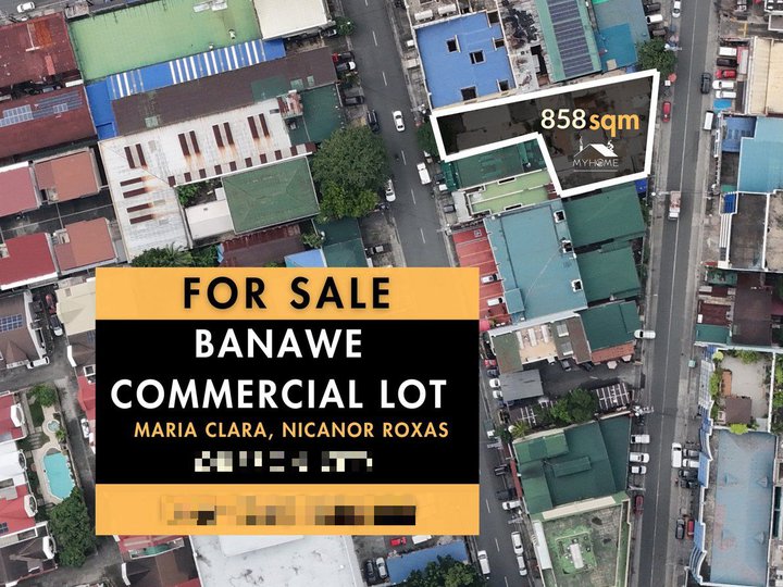 Maria Clara St. and N. Roxas, Banawe, Quezon City  COMMERCIAL LOT FOR SALE