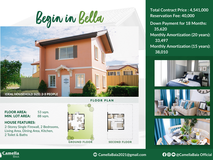 Bella house and lot in Bae Laguna