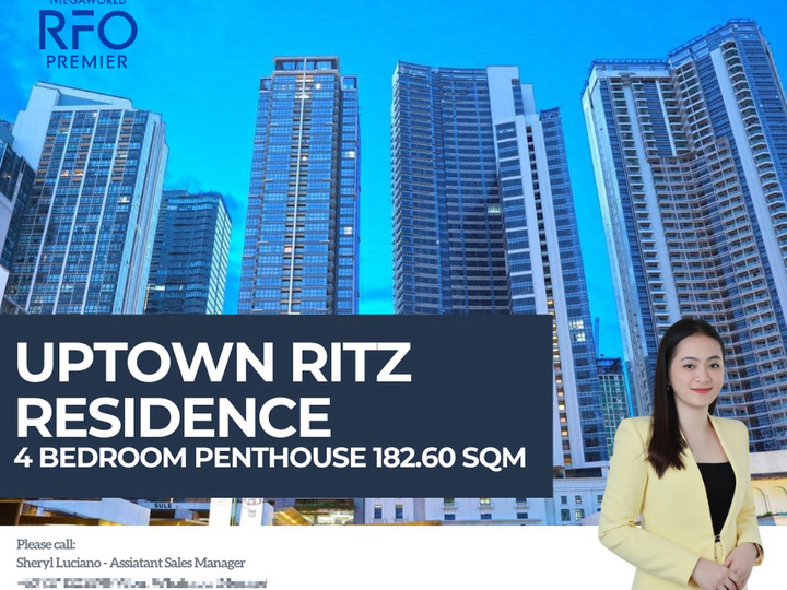 4 BEDROOM PENTHOUSE CONDO FOR SALE IN BGC READY FOR OCCUPANCY