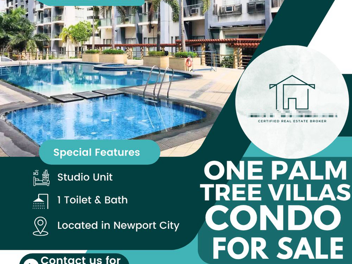 Fully Furnished Studio Unit Condo for Sale in Newport City 6M ONLY
