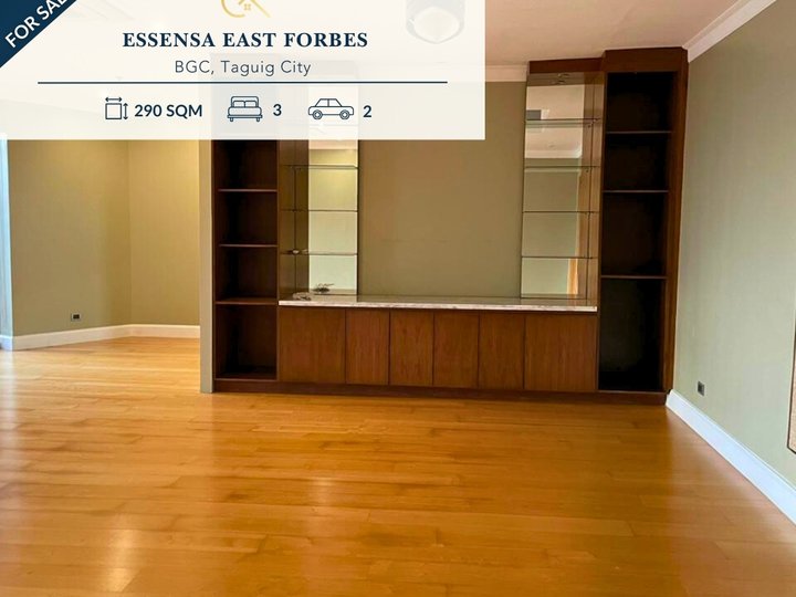 For Sale 3 Bedroom (3BR) | Semi Furnished Condo Unit at Essensa East Forbes, BGC, Taguig