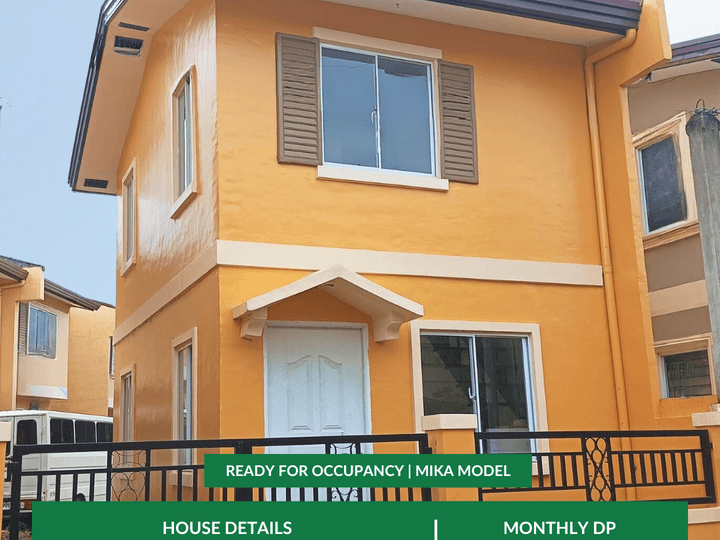 2 BEDROOM READY FOR OCCUPANCY HOUSE AND LOT IN CAMELLA BUCANDALA IMUS CAVITE