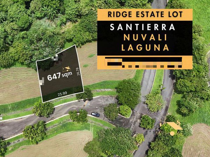 Santierra, Nuvali  Ridge Estate Lot for Sale