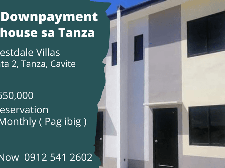 Murang Pabahay Thru Pag ibig Townhouse Westdale Villas Tanza Cavite