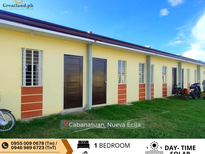 RFO 1-bedroom Rowhouse Rent-to-own thru Pag-IBIG in Cabanatuan